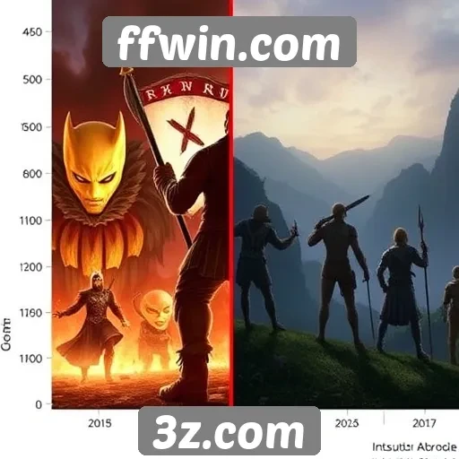 Comparativo de gráficos entre jogos no ffwin.com